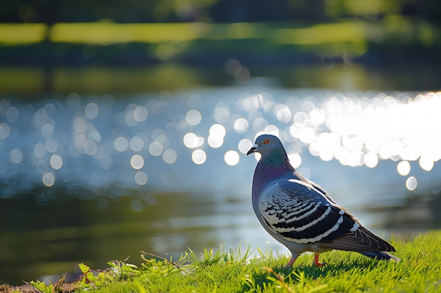 Foto grátis pombo em ambiente natural