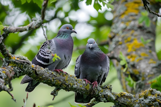 Foto grátis pombo em ambiente natural