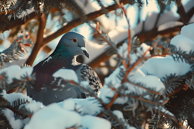 Foto grátis pombo em ambiente natural