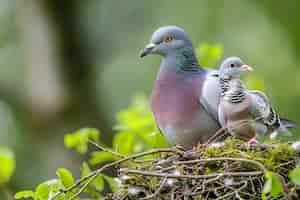 Foto grátis pombo em ambiente natural