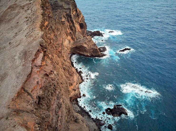 Foto grátis ponta de sao lourenco localizado em madeira portugal
