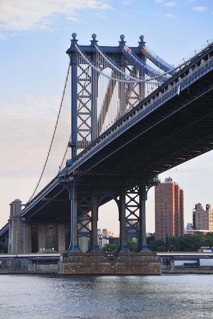 Foto grátis ponte de manhattan em nova york