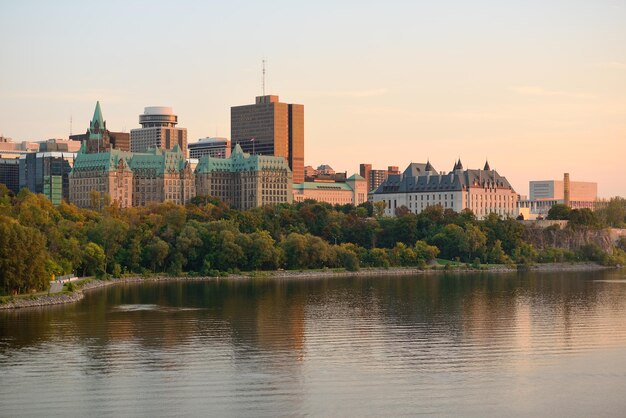 Pôr do sol de Ottawa