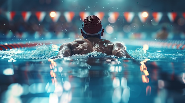 Foto grátis portrait of athlete competing in the olympic games tournament