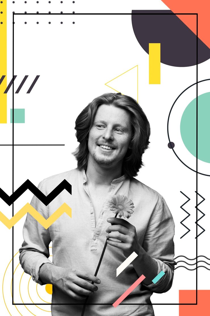 Foto grátis posição de trabalho ao lado do retrato do empregado