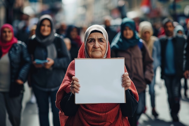 Foto grátis povos árabes demonstrando juntos