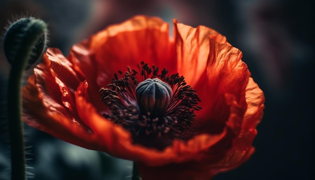 Foto grátis prado vibrante de flores silvestres mostra beleza natural no verão gerada por ia