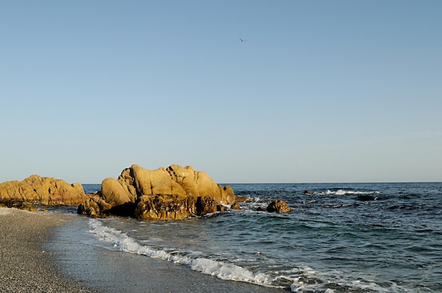 Praia de estepona em málaga andaluzia