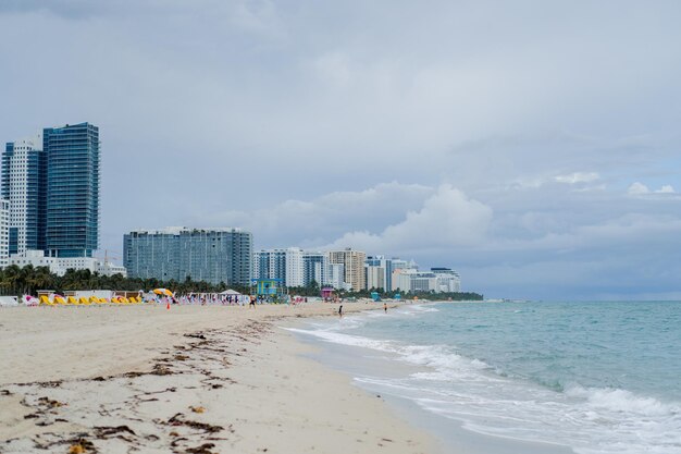 Praia Miami Florida EUA, litoral