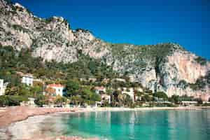 Foto grátis praia petite afrique em beaulieu sur mer