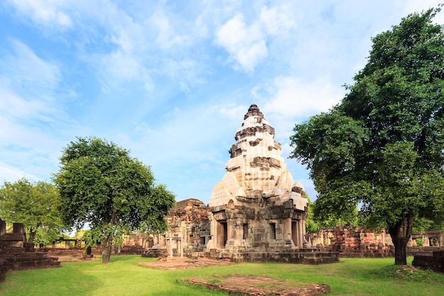 Prasat pha nom wan pedra antiga na tailândia