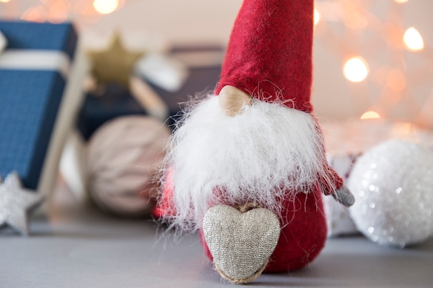 Presentes de Natal e brinquedo de Santa