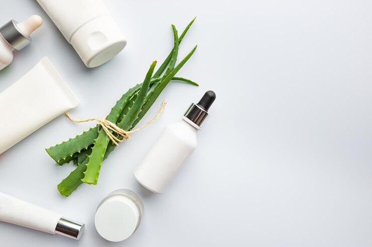 Produtos de cosmetologia para cuidados com a pele