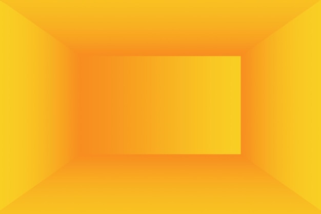 Projeto de layout abstrato laranja, estúdio, sala, modelo da web, relatório de negócios com cor gradiente de círculo suave.