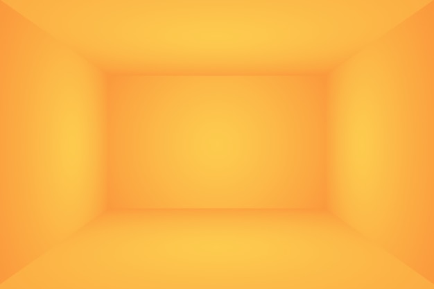 Projeto de layout abstrato laranja, estúdio, sala, modelo da web, relatório de negócios com cor gradiente de círculo suave.