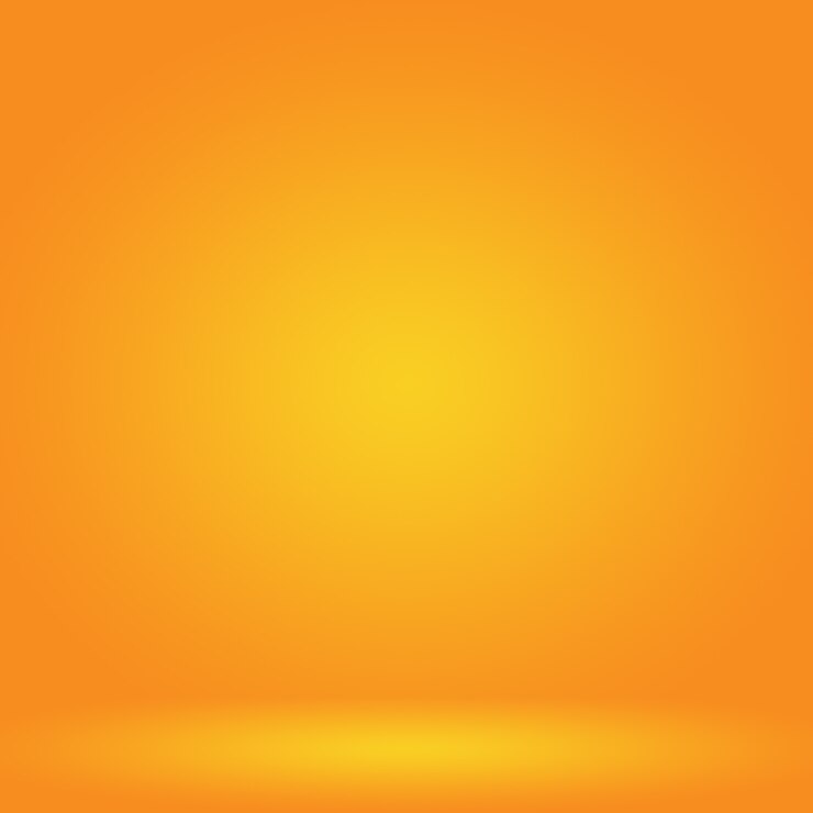 Foto grátis projeto de layout abstrato liso laranja, estúdio, sala, modelo da web, relatório de negócios com cor gradiente de círculo suave