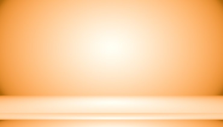 Foto grátis projeto de layout de fundo laranja suave abstrato, estúdio, sala, modelo da web, relatório de negócios com cor gradiente de círculo suave