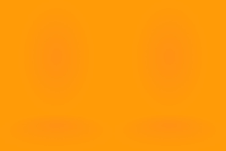 Foto grátis projeto de layout de fundo laranja suave abstrato, estúdio, sala, modelo da web, relatório de negócios com cor gradiente de círculo suave