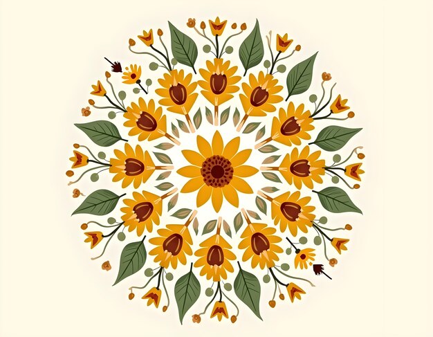 Projeto floral do fundo
