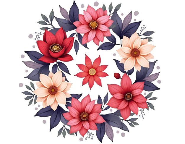 Projeto floral do fundo
