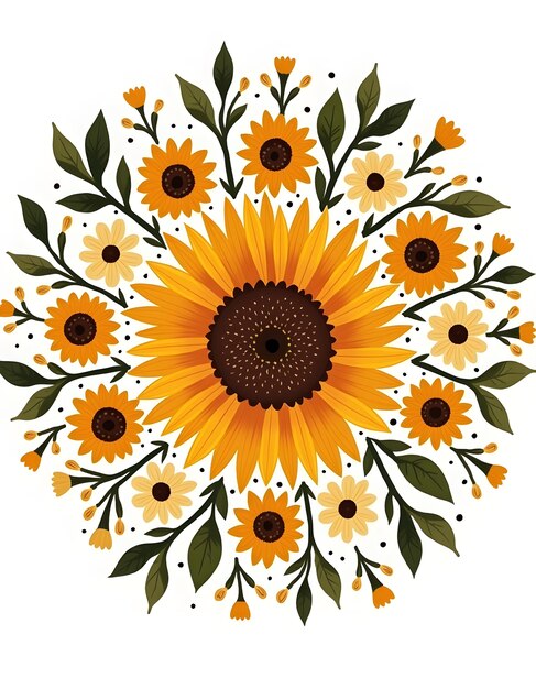 Projeto floral do fundo