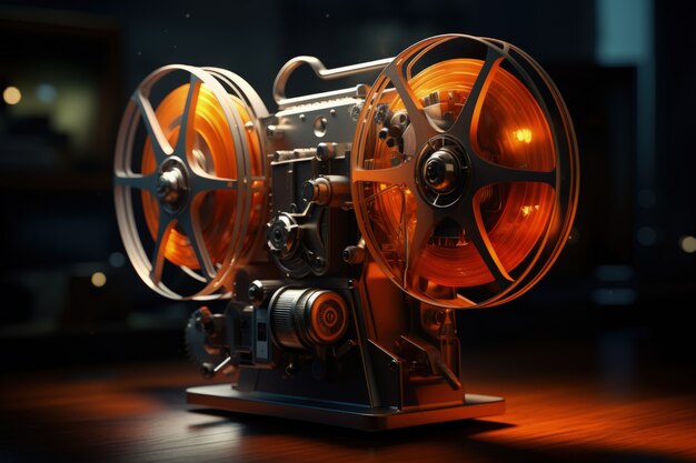 Projetor de filmes de cinema 3D
