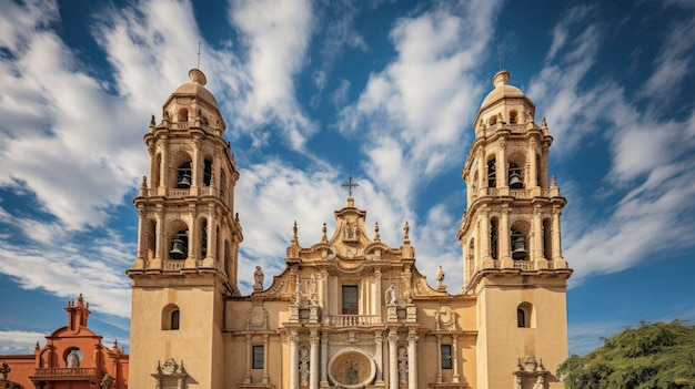 Próximo da igreja mexicana.