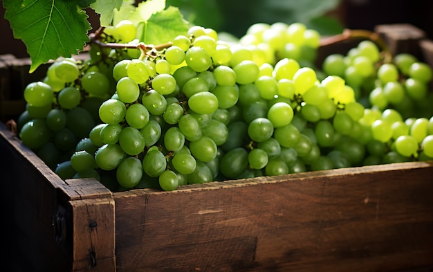 Foto grátis próximo plano das uvas, frutas sazonais para o inverno