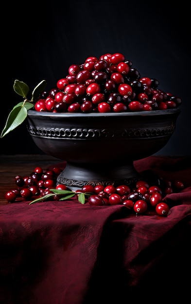 Foto grátis próximo plano de frutas sazonais para o inverno