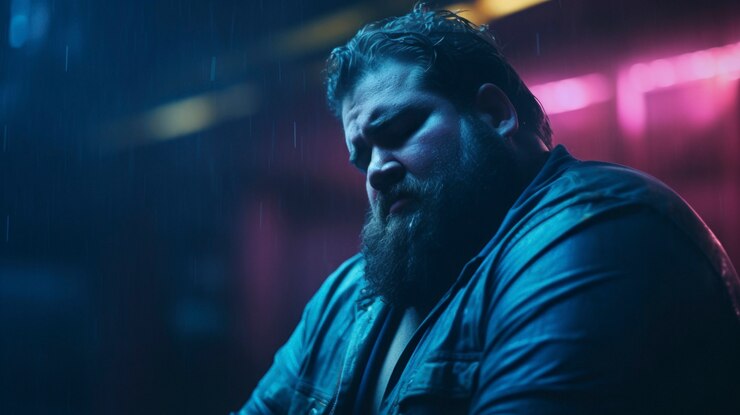 Foto grátis próximo plano de uma pessoa que sofre de depressão
