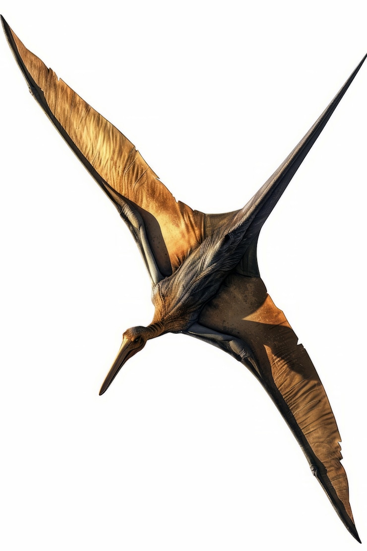 Foto grátis pterodáctilo dinossauro alado voando