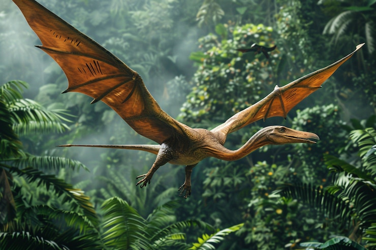 Foto grátis pterodáctilo no ambiente natural
