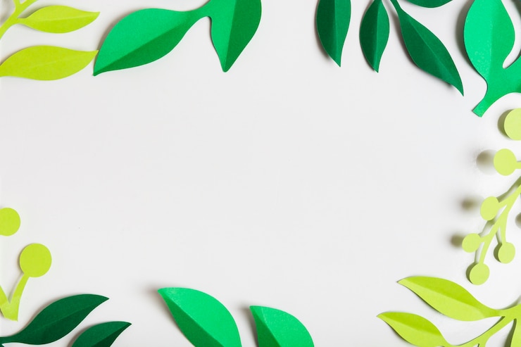 Foto grátis quadro de folhas de primavera
