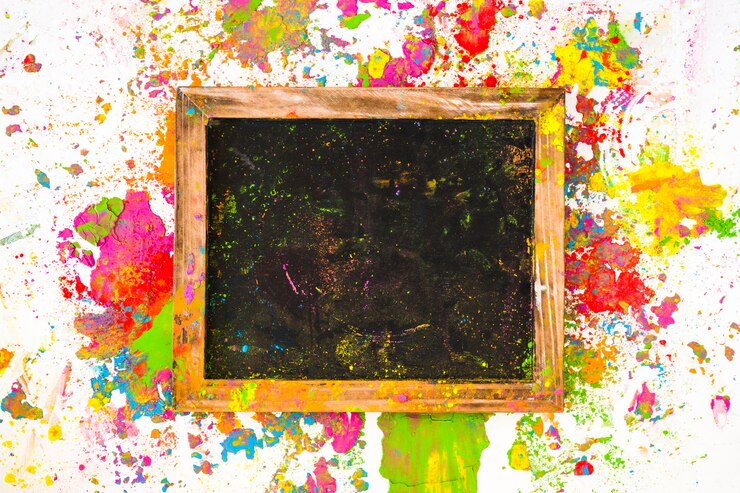 Foto grátis quadro entre cores secas brilhantes