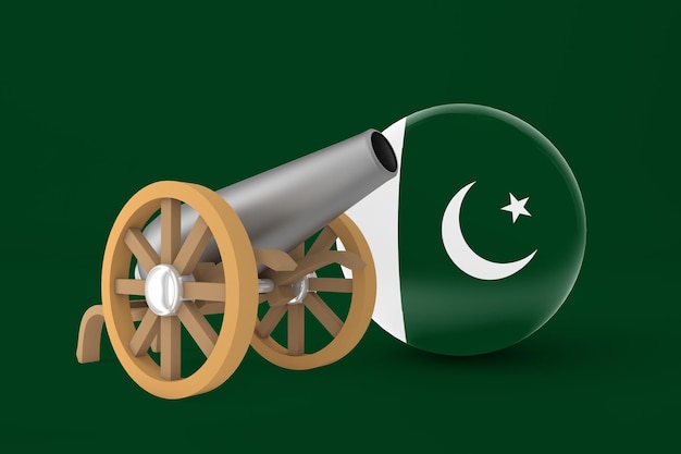 Foto grátis ramadã paquistão com canhão