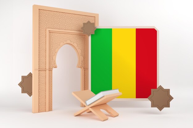 Foto grátis ramadan mali e fundo islâmico