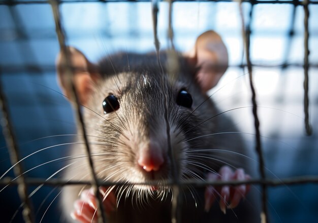 Rato pequeno vivendo dentro de casa