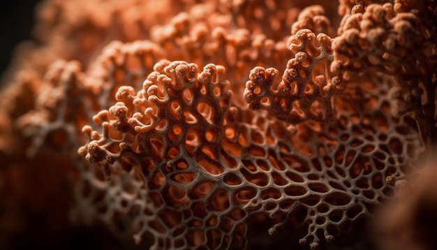 Foto grátis recife de coral colorido repleto de vida marinha vibrante gerada por ia