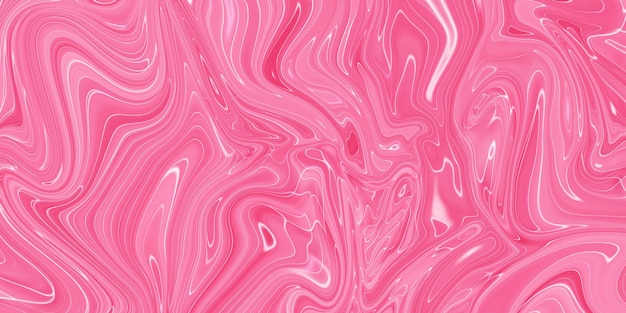 Redemoinhos de mármore ou ondulações de ágata textura de mármore líquido com cores rosa fundo de pintura abstrata para papéis de parede cartazes cartões convites sites arte fluida Foto Premium