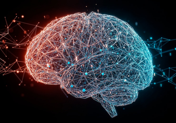 Foto grátis redes cerebrais: conceito de inteligência artificial