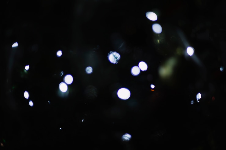 Foto grátis reflexão de luzes brancas