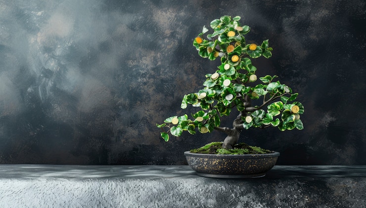 Foto grátis renderização 3d da árvore do dinheiro