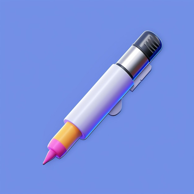 Foto grátis renderização 3d da caneta ai gerada