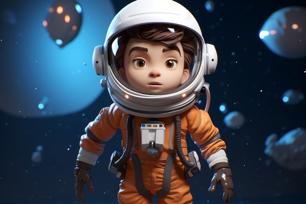 Foto grátis renderização 3d de astronauta