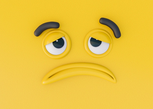 fotos de emoji triste perfil