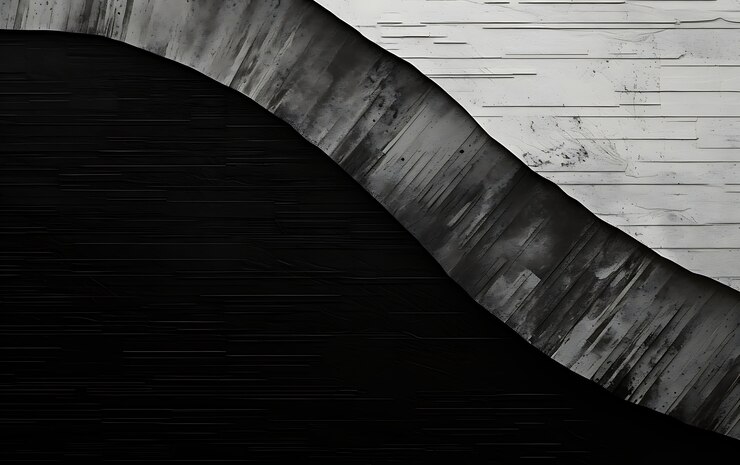 Foto grátis renderização 3d de fundo preto e branco abstrato