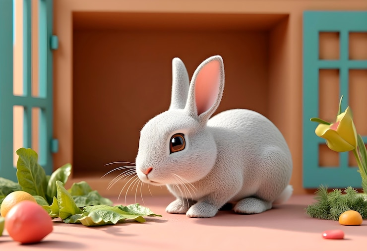 Foto grátis renderização 3d de ilustração de animais