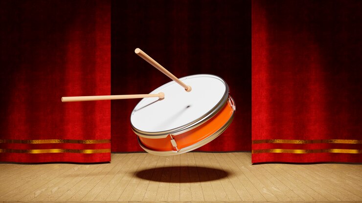 Foto grátis renderização 3d de instrumento musical