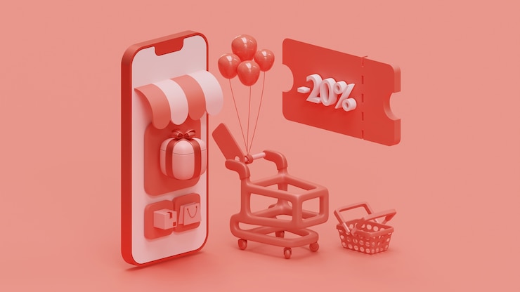Foto grátis renderização 3d de números de desconto 3d