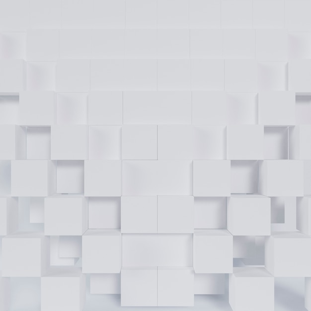 Renderização 3D do fundo dos cubos